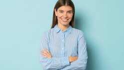 Selbstbewusste Frau